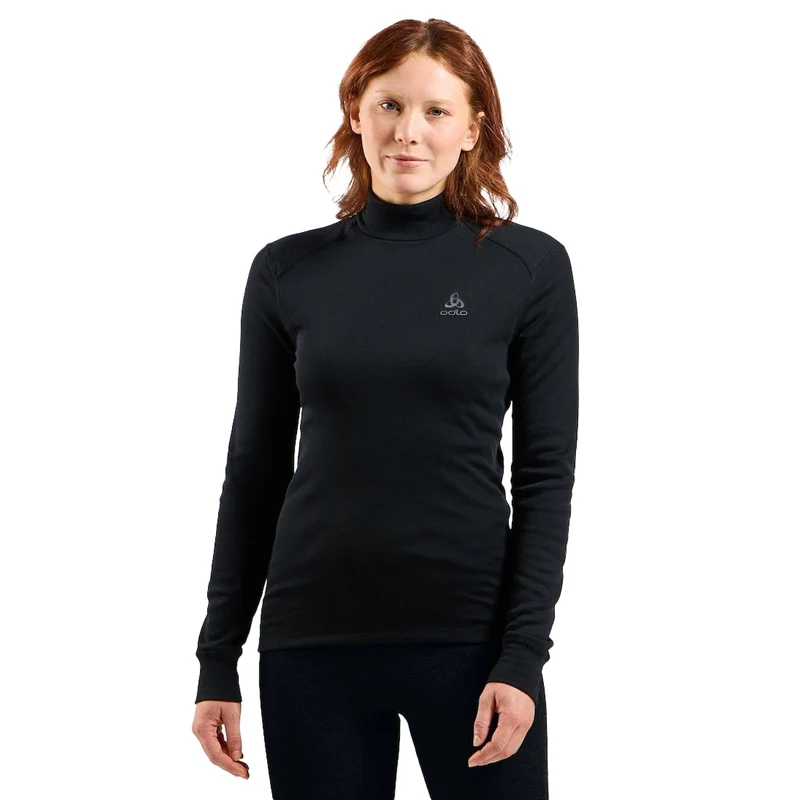 Top Manica Lunga Donna Odlo Active Warm Nero XS