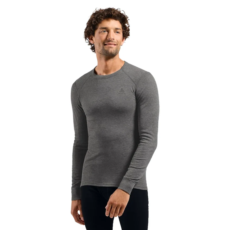 Top Manica Lunga Uomo Odlo Active Warm Grigio S