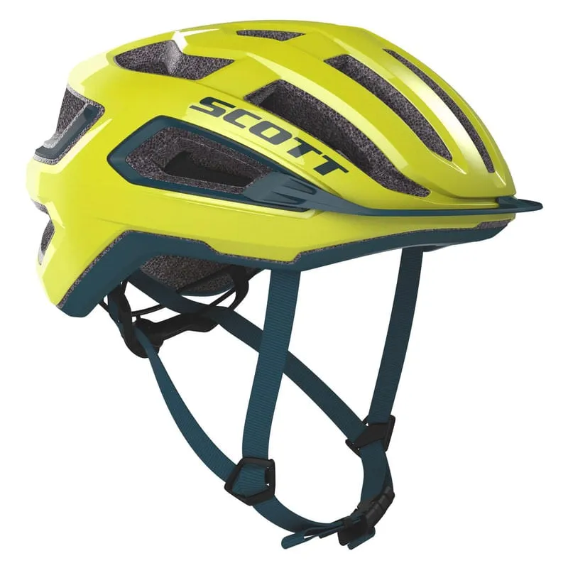 Capacete Scott Arx (Ce) Amarelo Tamanho M 55-59Cm