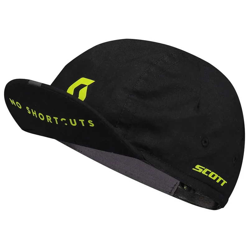Sapca Scott Cycling No Shortcuts NEGRU-GALBEN / OS