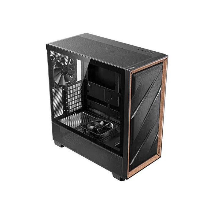 Antec Flux Pro Metal Mesh/Walnut Front E-ATX Full-Tower Case (Black) Flash Trend
