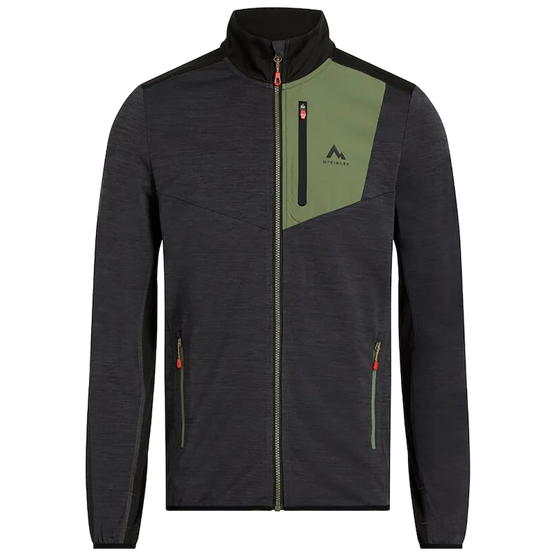 Thoma II M Melange-black night-olive / S