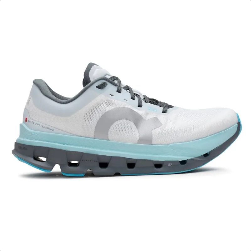 Tênis On Running Cloudflow 5 Feminino 38 / Branco / Azul Claro