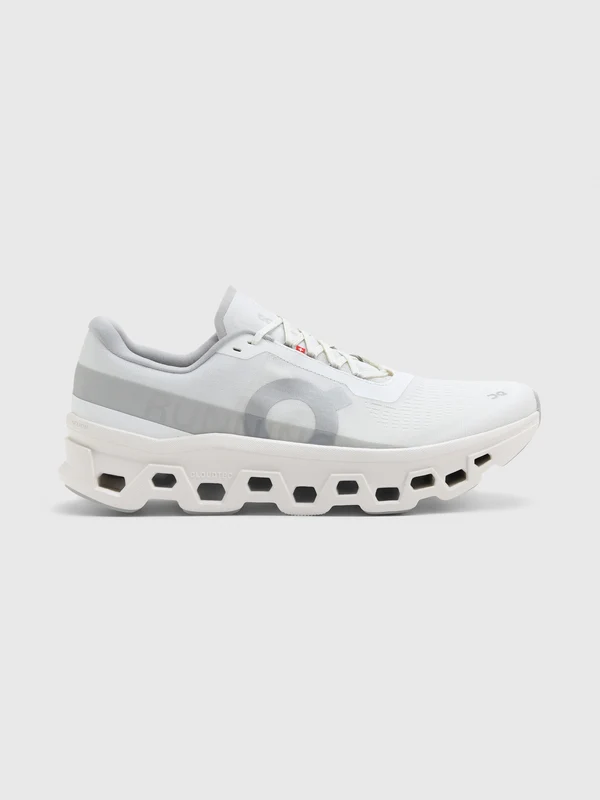 ON Men's Cloudmonster 1 Running Shoe 9.5 / WHITE/WHITE