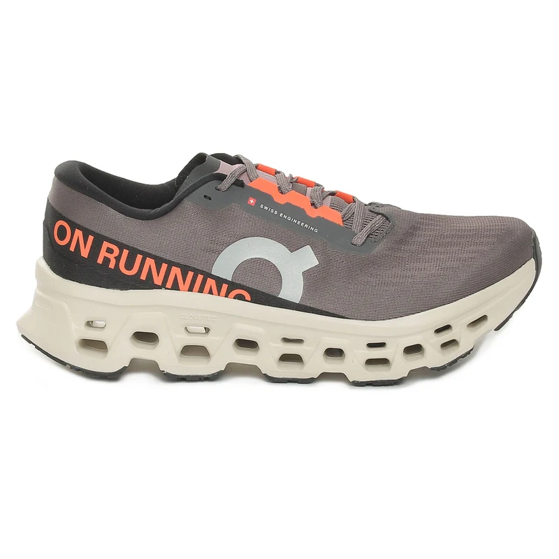 Scarpa da Running Uomo On Cloudmonster 3 Grigio Arancione 43