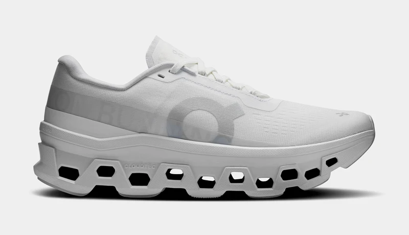 Cloudmonster Womens Running Shoes (White/White) 11