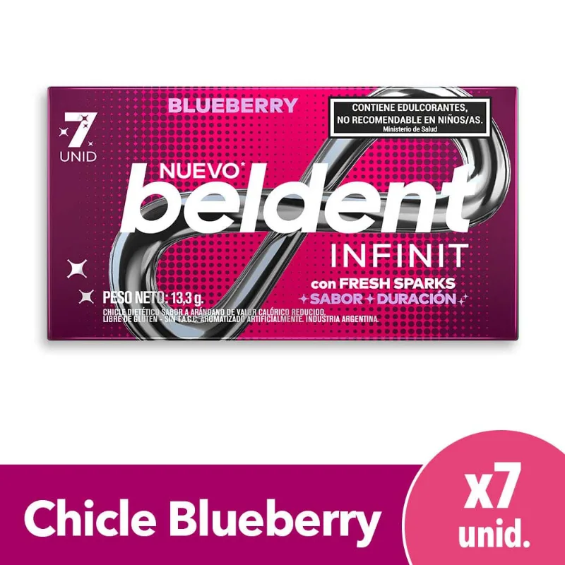 Chicles Sabor Blueberry 13,3 Grs Beldent