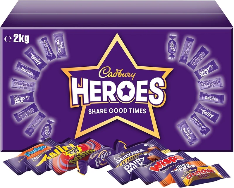 Cadbury Heroes Chocolate Sharing Box - 2 kg Variety Pack