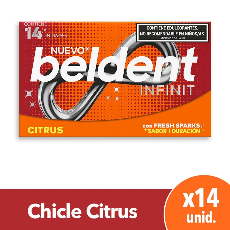 Chicles Sabor Citrus 26,6 Grs Beldent