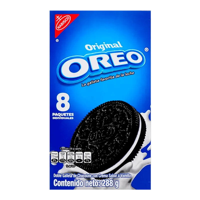 Galletas Oreo Display Wacam 36g x 8 unidades
