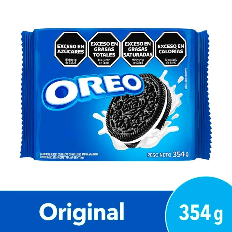 Galletitas Dulces Rellenas Con Crema Oreo 354g