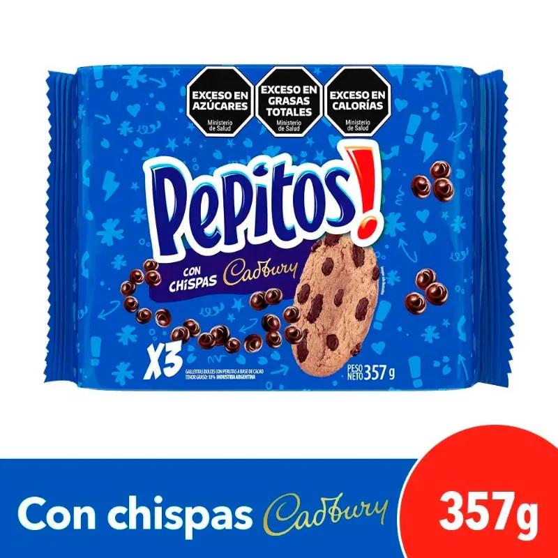 Galletitas Pepitos 357gr