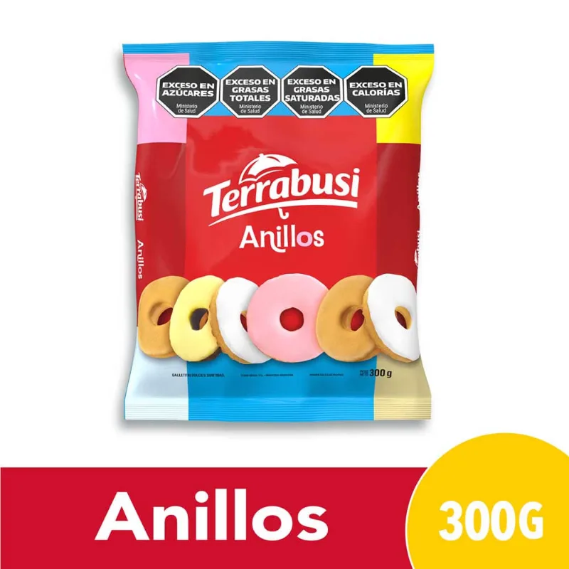 Galletitas Dulces Anillitos Terrabusi 300 Gr