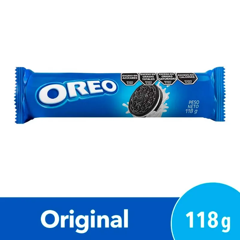 Galletitas Dulces Rellenas Con Crema Oreo 118g