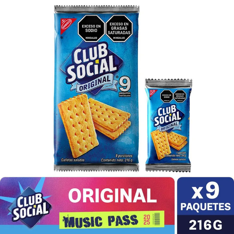 Galletas CLUB SOCIAL original x9und (1 und)