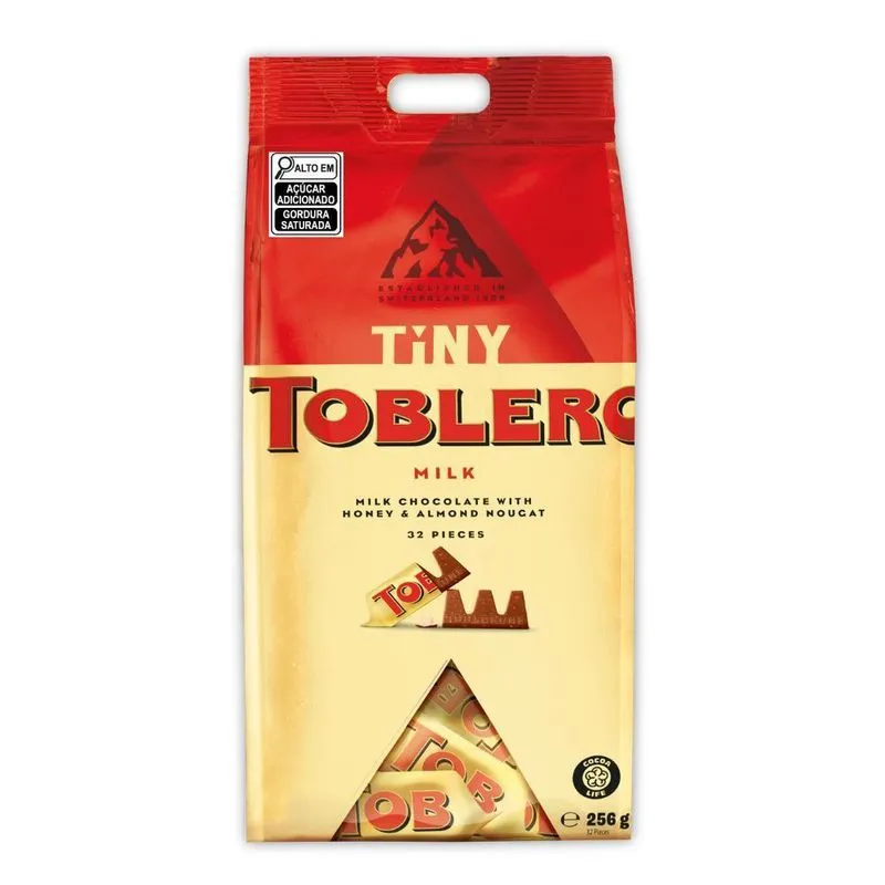 Toblerone Tiny Milk Chocolate Ao Leite Pacote 256g