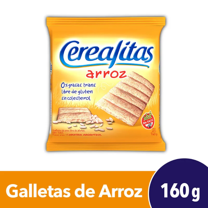 Galletas de Arroz 160 Grs Cerealitas