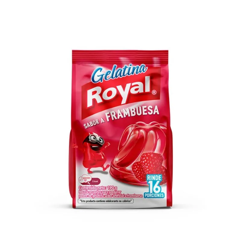 Gelatina Royal Frambuesa 190G