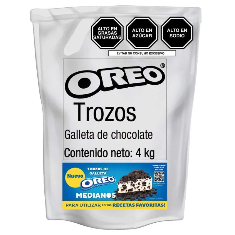 Galletas OREO Trozos Medianos Bolsa 4kg