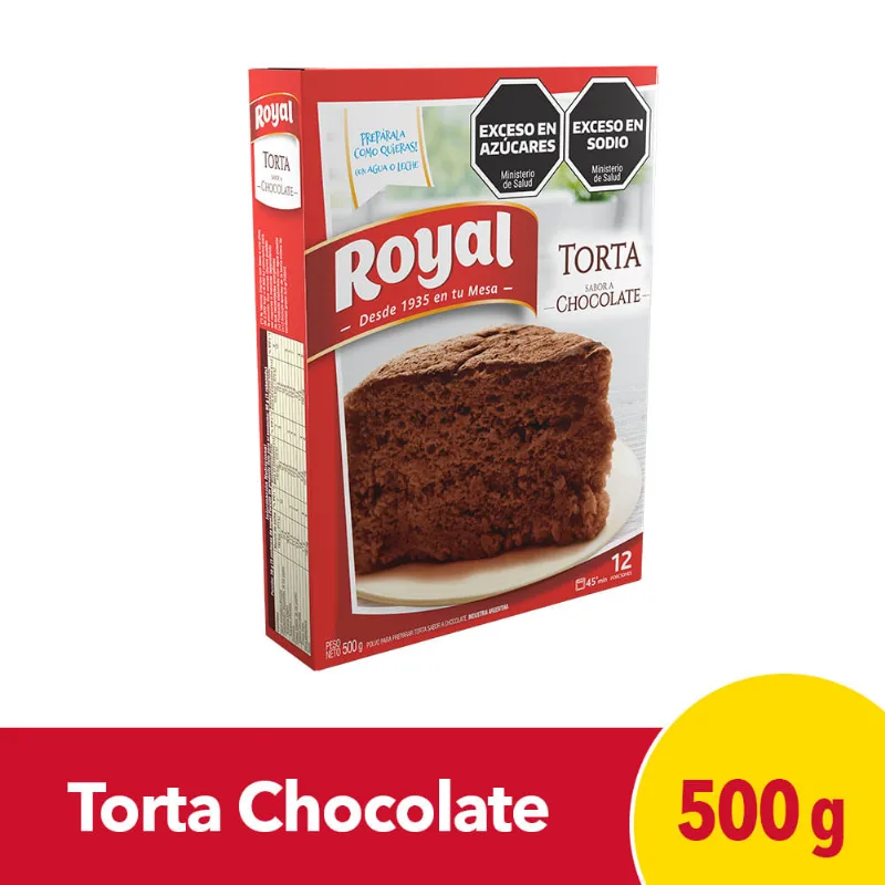 Torta para Preparar Sabor Chocolate 500 Grs Royal