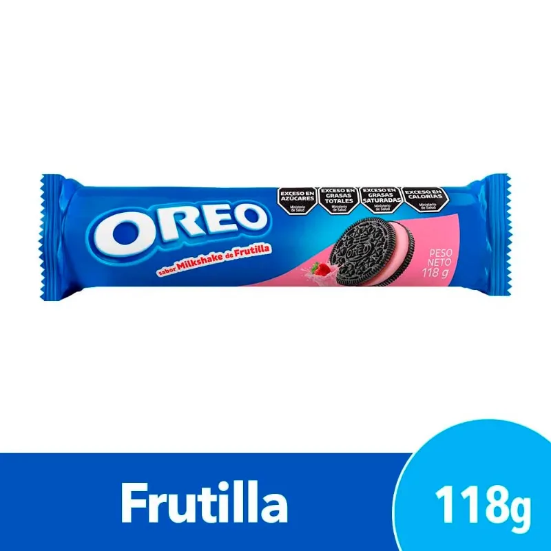 Oreo Milkshake Frutilla 36x118g