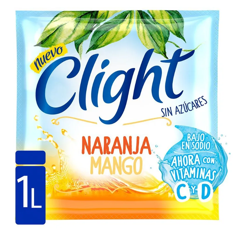 Jugo En Polvo Clight Nar-mang Vitcd 7gr