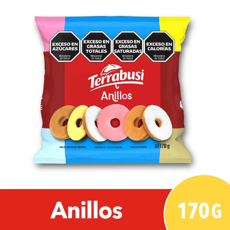 Galletitas Dulces Anillos Terrabusi 170 Gr