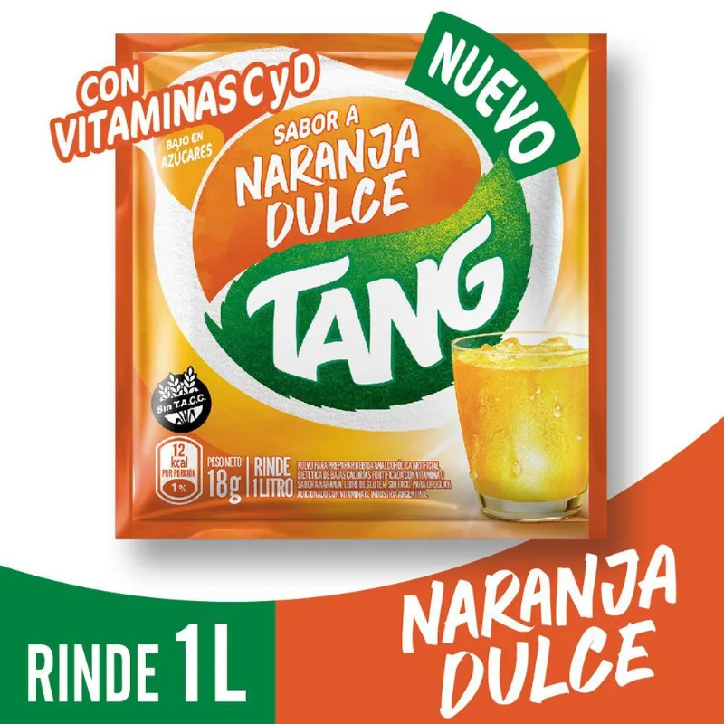 Jugo En Polvo Tang Nar-dulce Vitcd 18gr