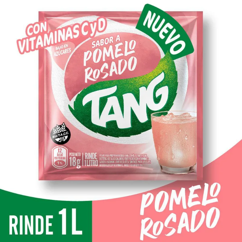 Jugo En Polvo Tang Pom Rosa Vitcd 18gr