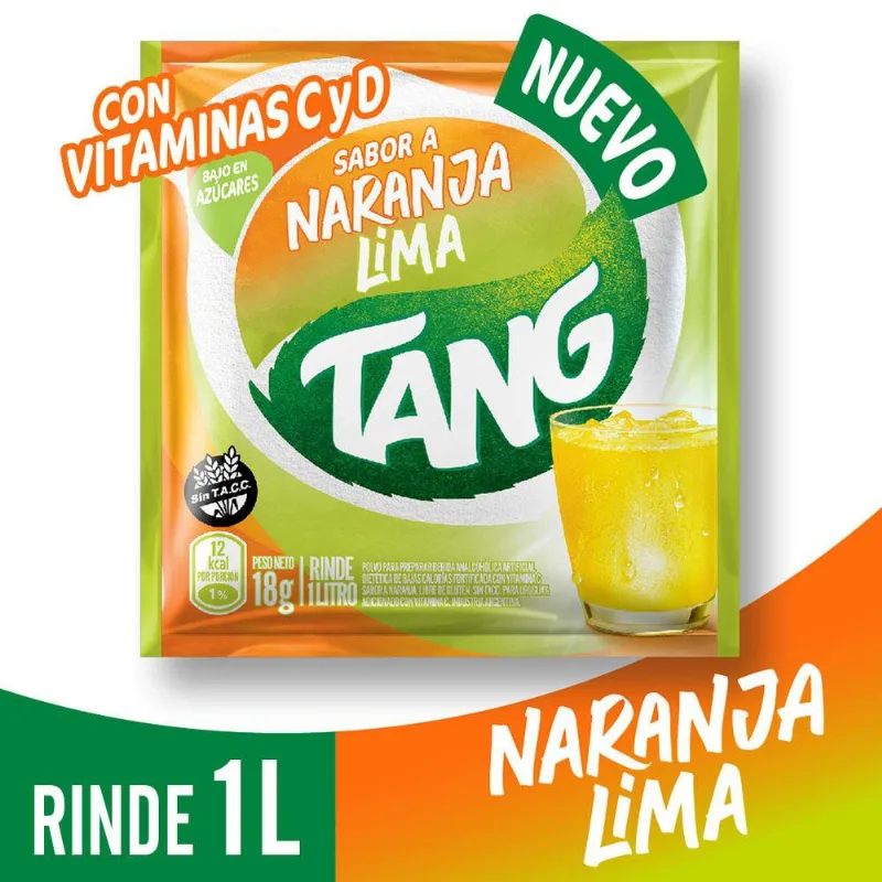 Jugo En Polvo Tang Nar-limon Vitcd 18gr