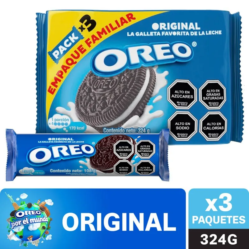 Galletas Oreo Tripack 354 g
