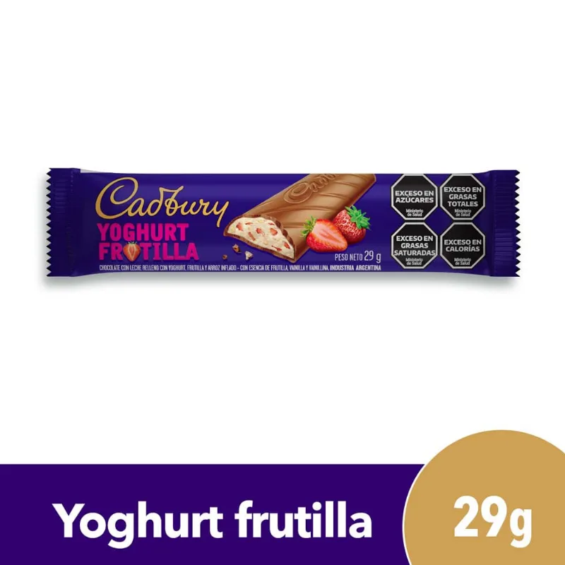 Bombones Sabor Frutilla y Yoghurt 29 Grs Cadbury