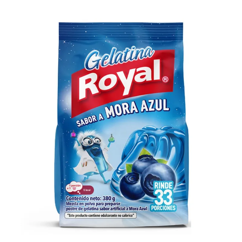 Gelatina Mora Azul Royal 380g