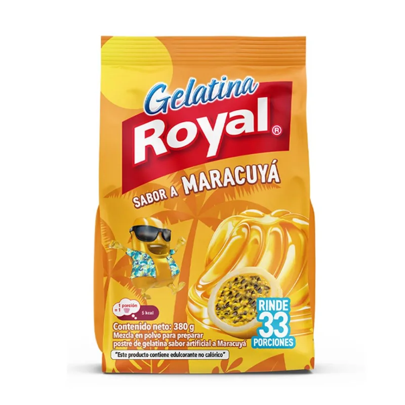 Gelatina Maracuya Royal 380g