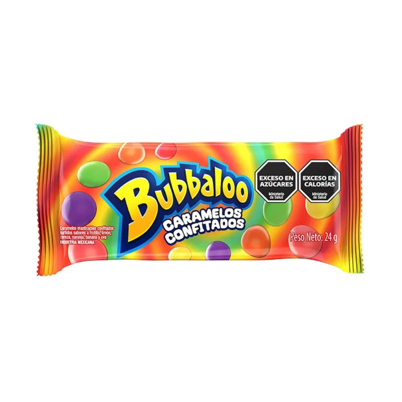 Caramelos Masticables Confitados Bubbaloo 24gr