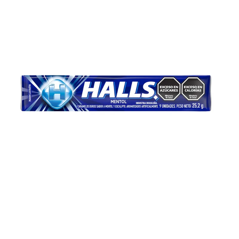 Caramelos Halls Mentho x 25,2 g