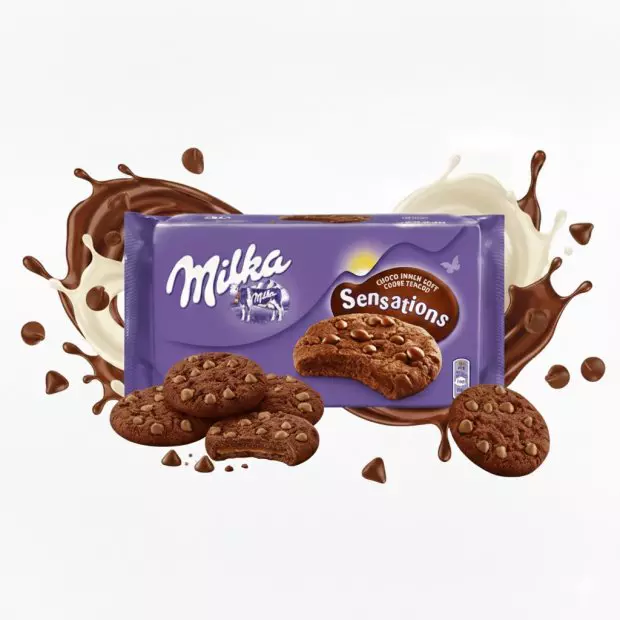 MILKA COOKIES CHOCO SENSATIONS 156GR