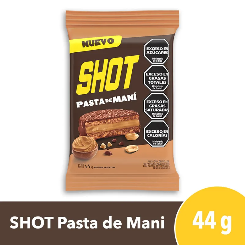Alfajor Con Pasta De Maní 44 Grs Shot