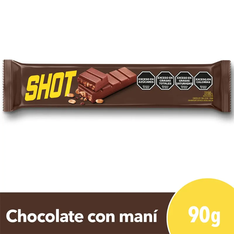 Chocolate Con Mani X 90 Grs Shot