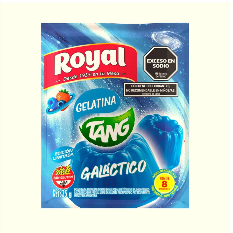 Gelatina Royal Galáctico X 25 Grs Tang