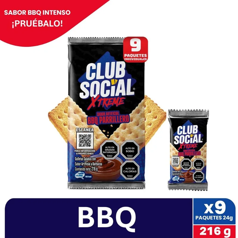 Galleta Club Social BBQ 216 g