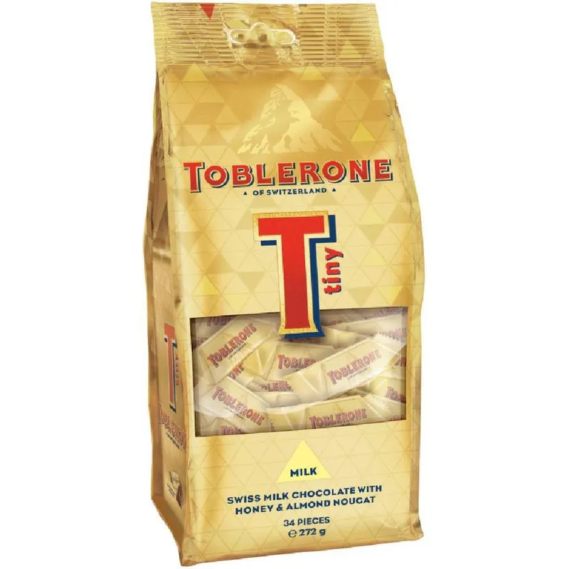 Toblerone Milk Chocolate Ao Leite Exclusivo - 34 Peças 272g