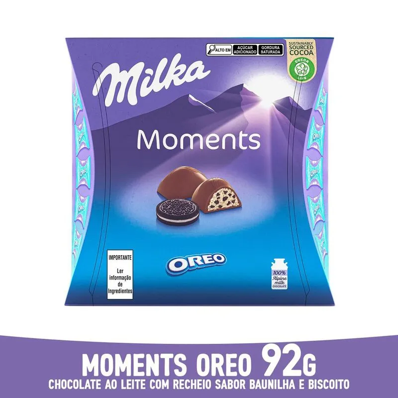 Bombom Milka Moments Oreo 92g