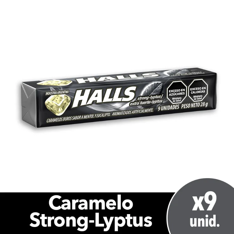 Caramelos Halls Menta Extra Fuerte 25,2g