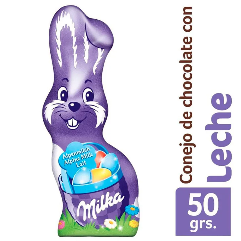 Conejo De Pascuas Milka 50g-paq-gr.-50