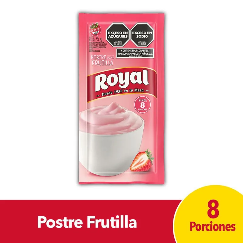 Postre Royal Frutilla 75 Gr