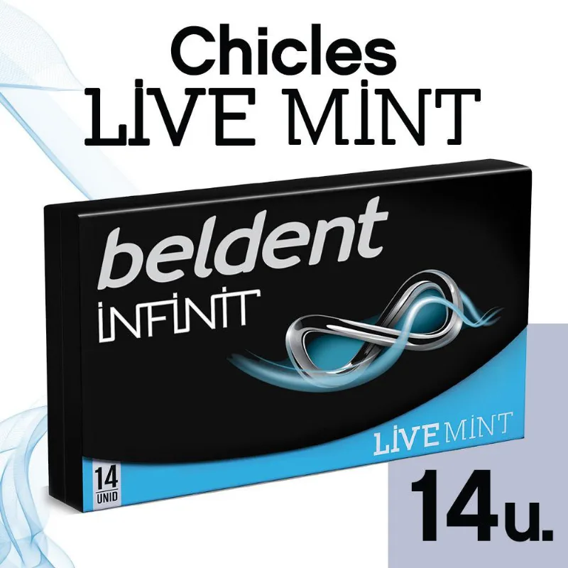 Chicles Beldent Infinit Live Mint 26,6 Gr