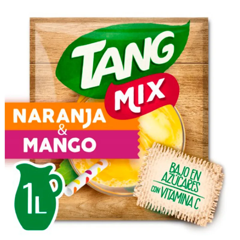 Jugo En Polvo Tang Naranja Mango 18gr