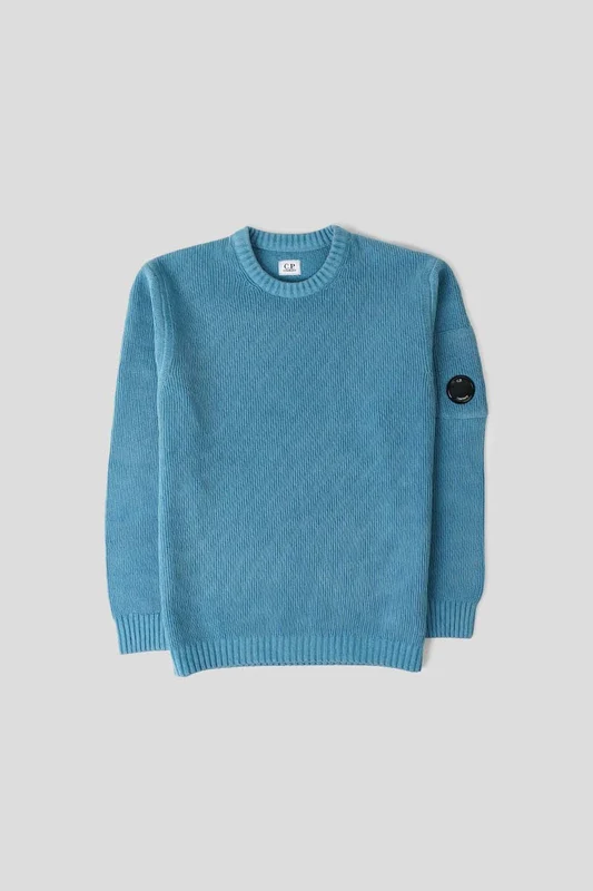 PULL CÔTELÉ BLEU AEGEAN S