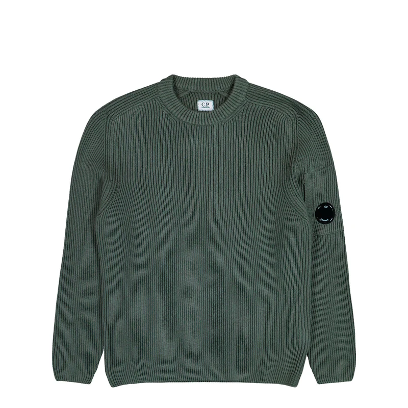 Full Rib Crewneck Lens Sweater L
